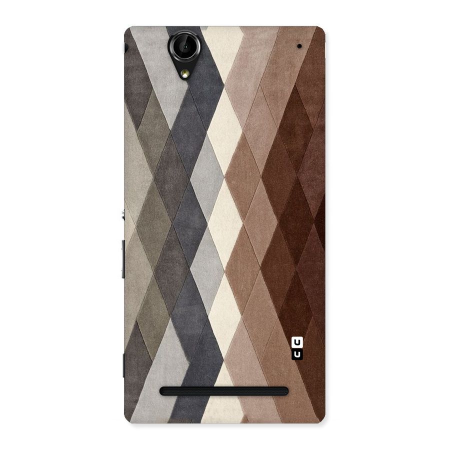 Beautiful Shades Of Diamonds Back Case for Sony Xperia T2