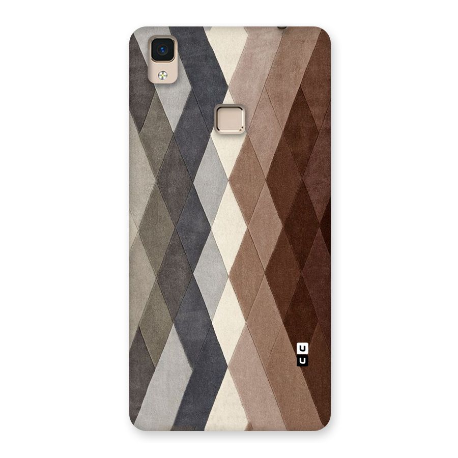 Beautiful Shades Of Diamonds Back Case for V3 Max