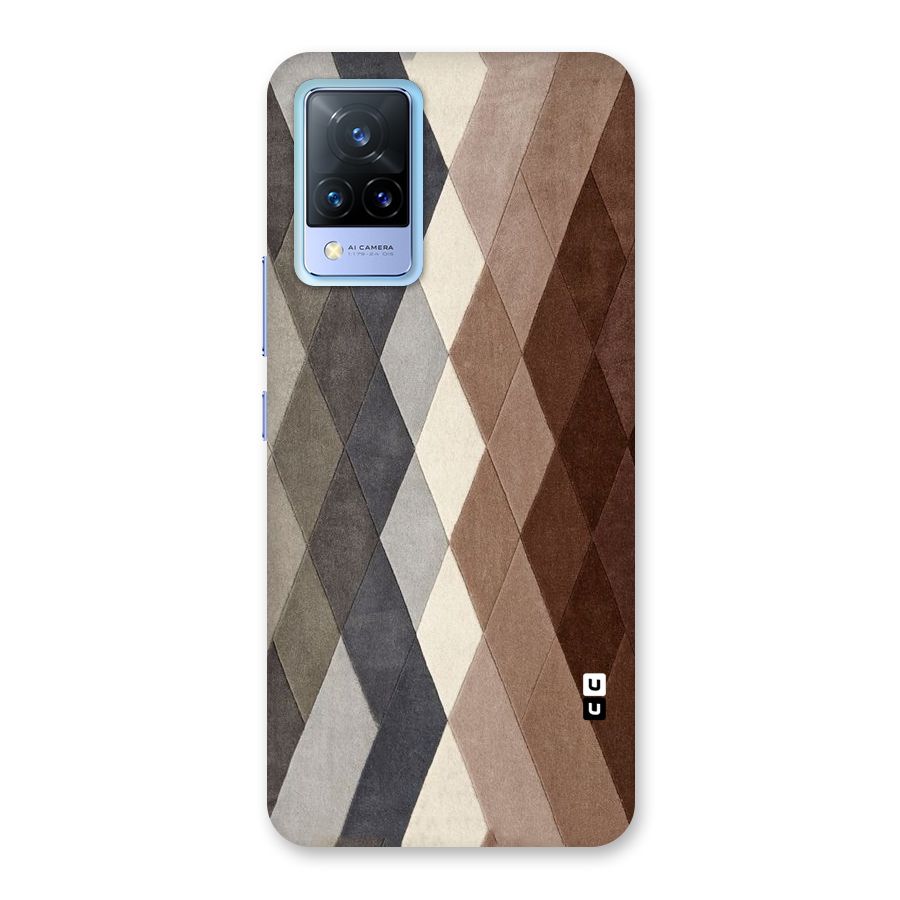 Beautiful Shades Of Diamonds Back Case for Vivo V21 5G
