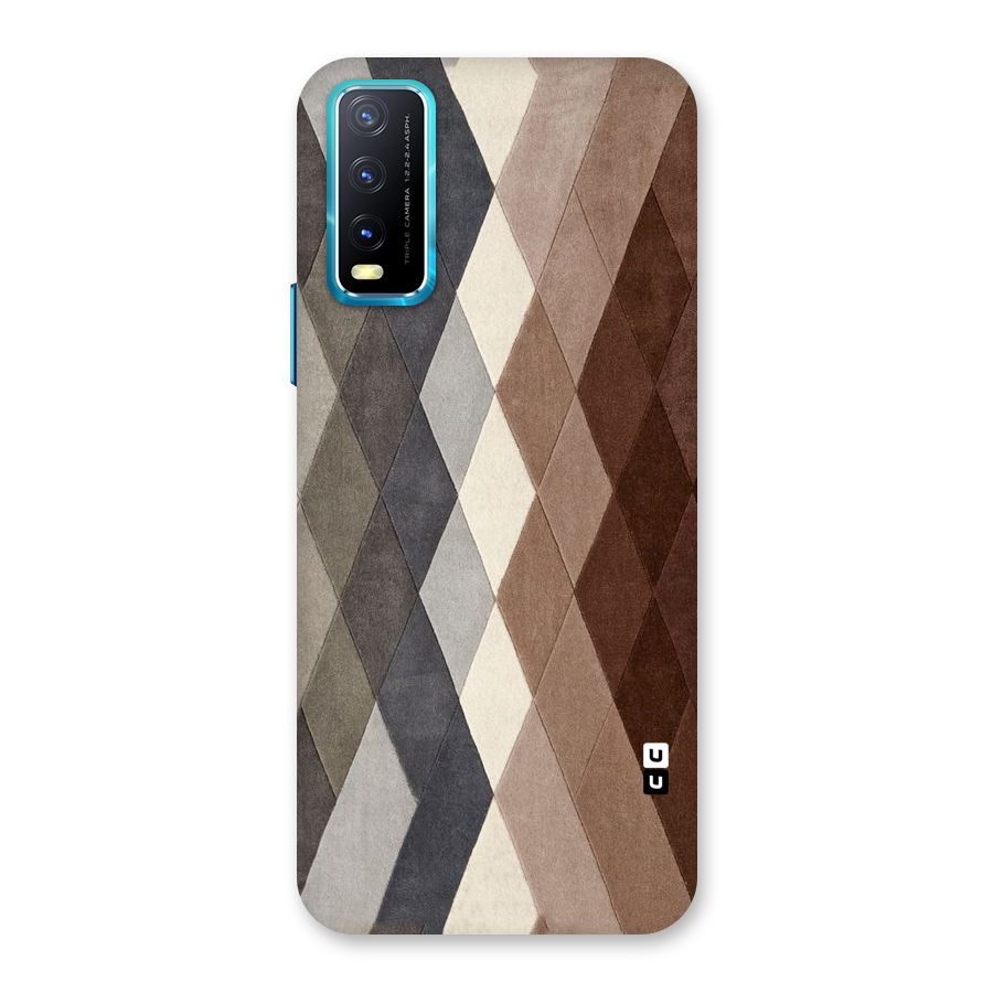 Beautiful Shades Of Diamonds Back Case for Vivo Y20A