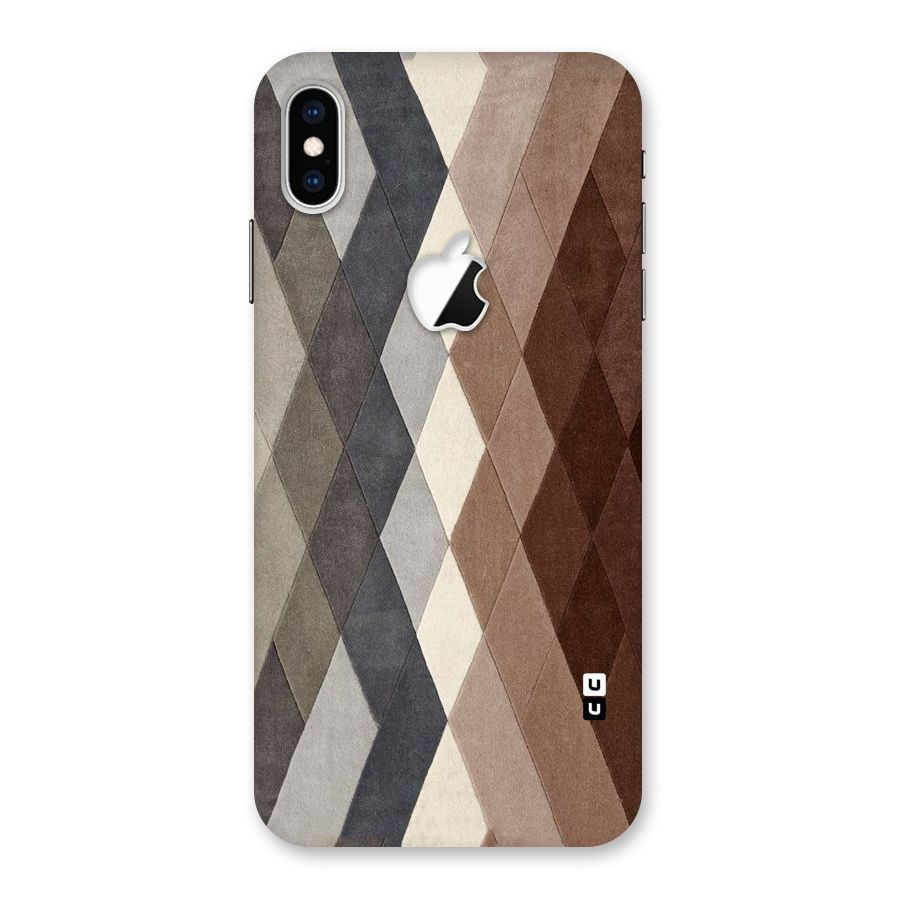 Beautiful Shades Of Diamonds Back Case for iPhone XS Max Apple Cut
