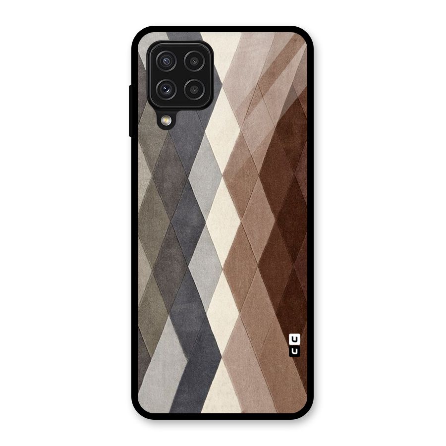 Beautiful Shades Of Diamonds Glass Back Case for Galaxy A22 4G