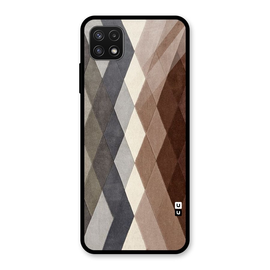 Beautiful Shades Of Diamonds Glass Back Case for Galaxy A22 5G
