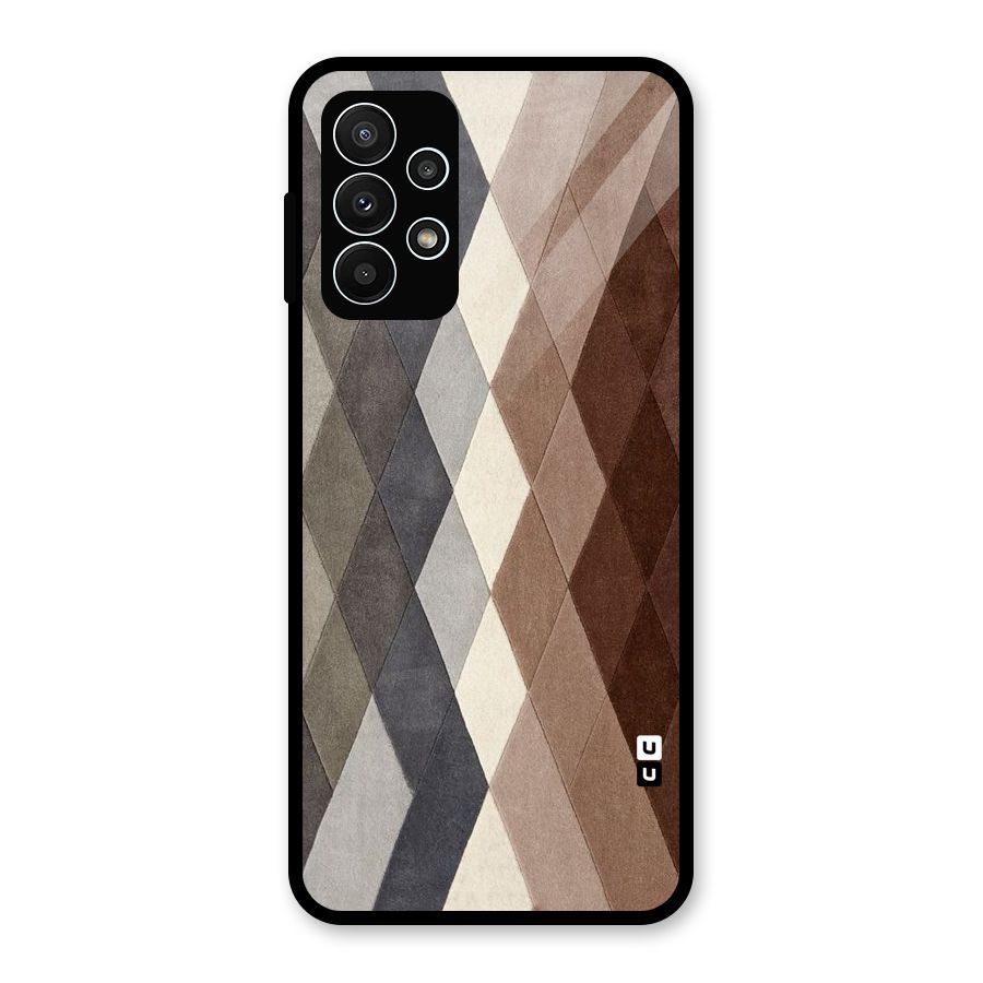 Beautiful Shades Of Diamonds Glass Back Case for Galaxy A23