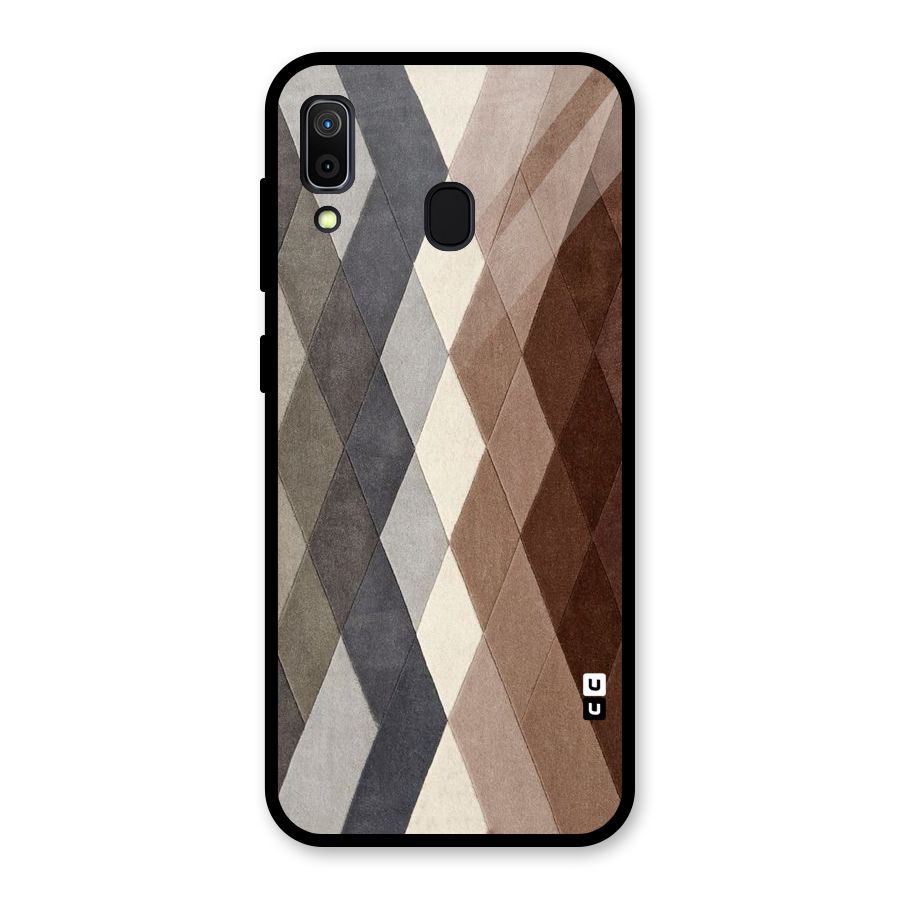 Beautiful Shades Of Diamonds Glass Back Case for Galaxy A30