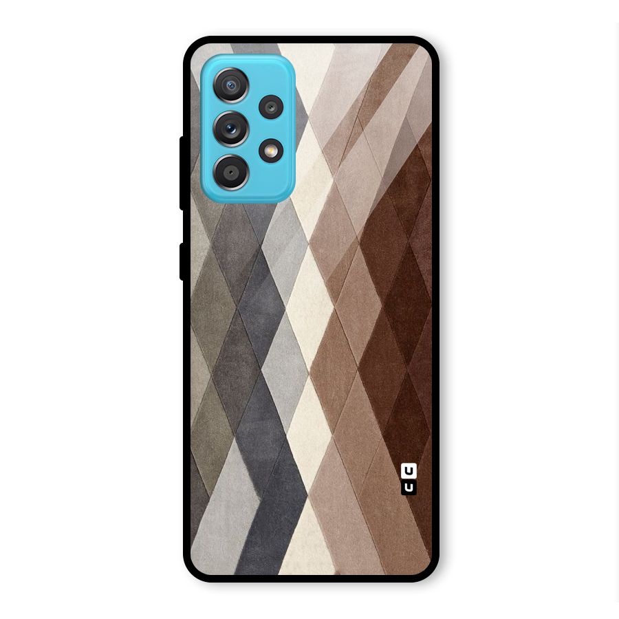 Beautiful Shades Of Diamonds Glass Back Case for Galaxy A52