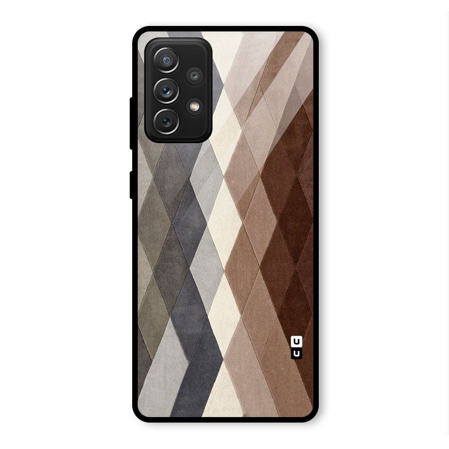 Beautiful Shades Of Diamonds Glass Back Case for Galaxy A72