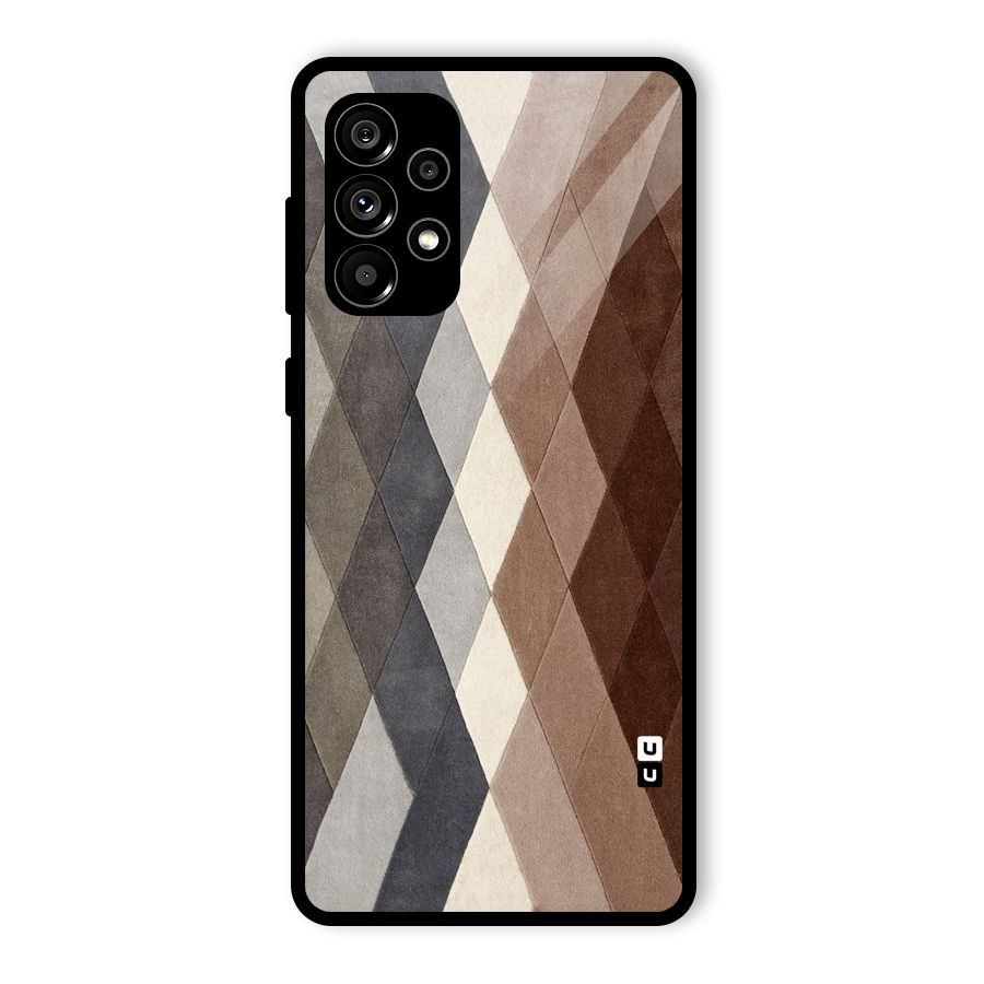 Beautiful Shades Of Diamonds Glass Back Case for Galaxy A73 5G