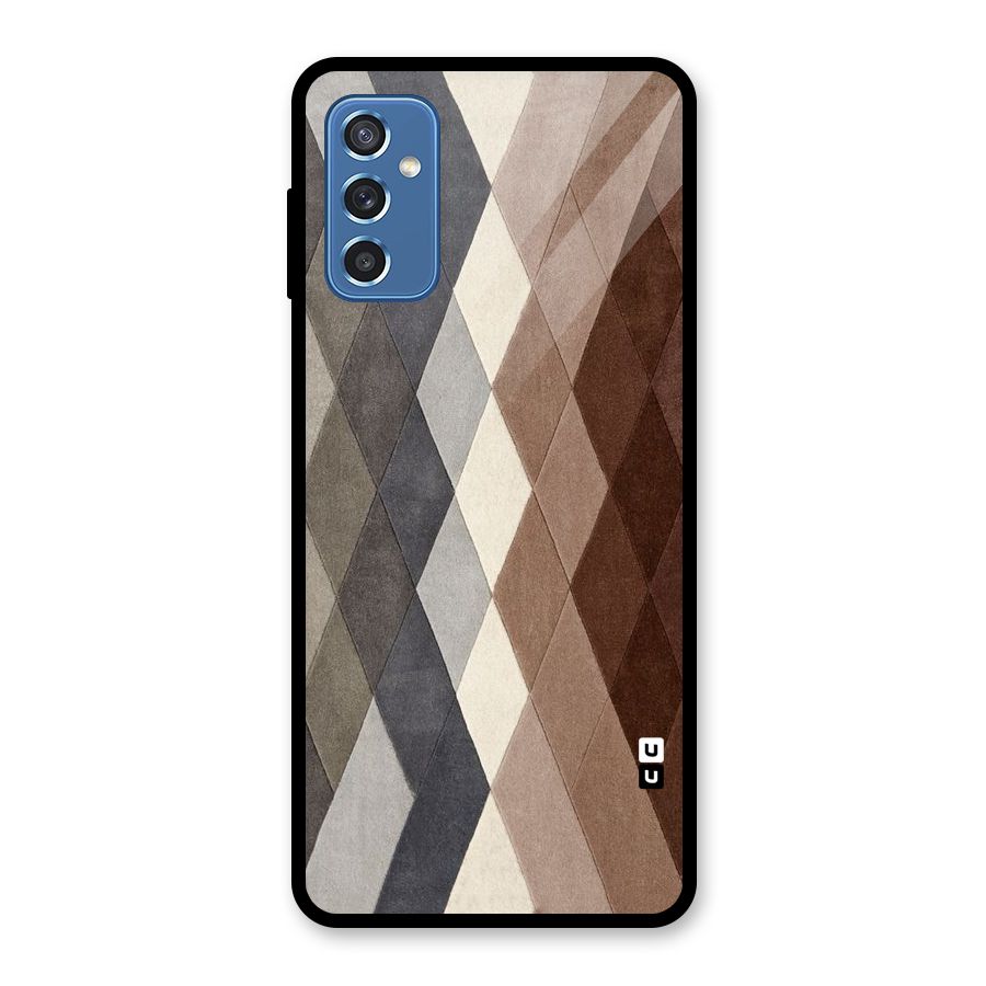 Beautiful Shades Of Diamonds Glass Back Case for Galaxy M52 5G