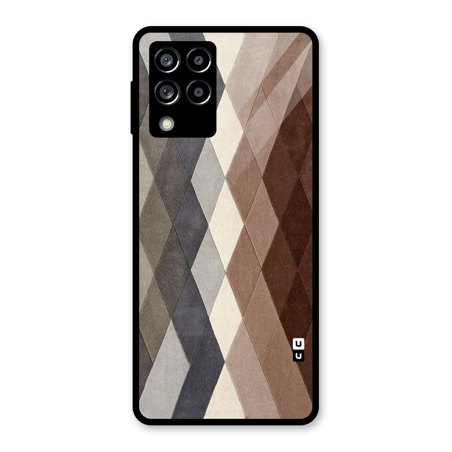 Beautiful Shades Of Diamonds Glass Back Case for Galaxy M53 5G