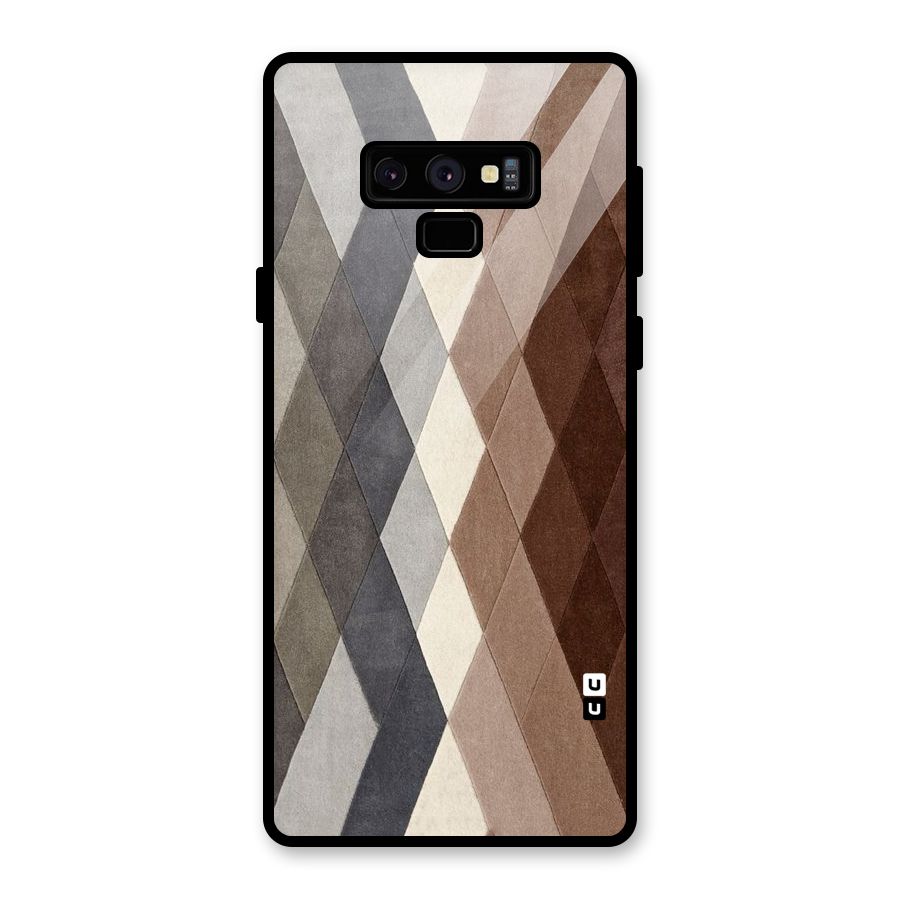 Beautiful Shades Of Diamonds Glass Back Case for Galaxy Note 9