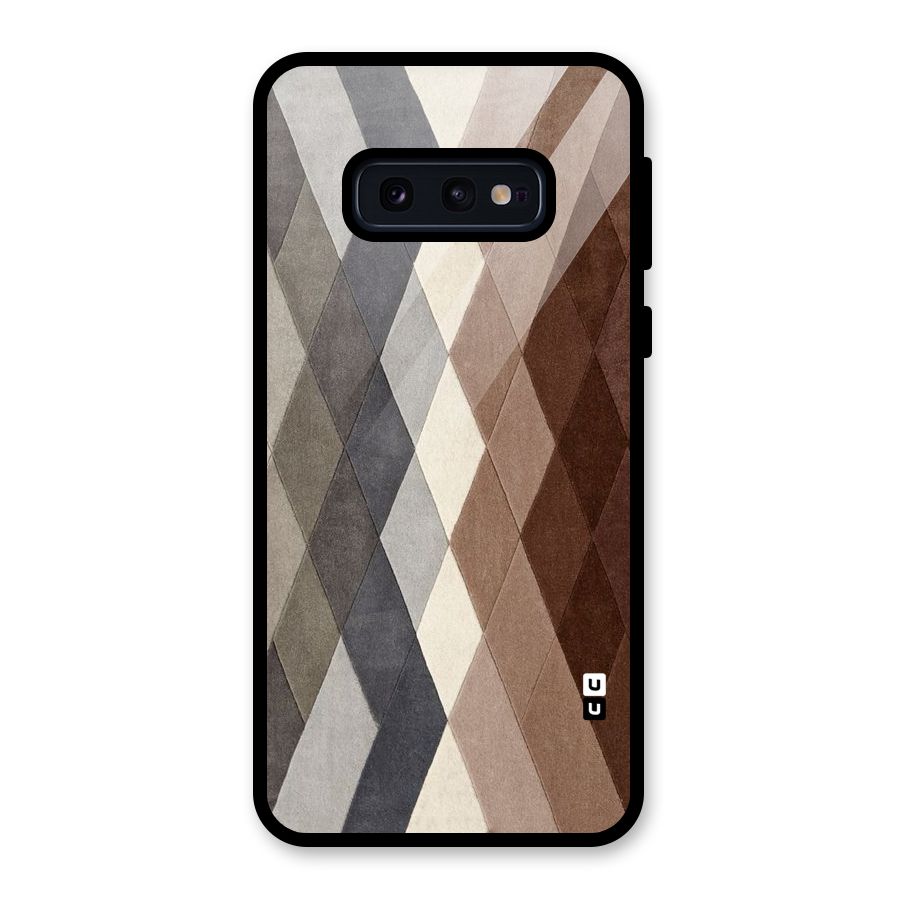 Beautiful Shades Of Diamonds Glass Back Case for Galaxy S10e