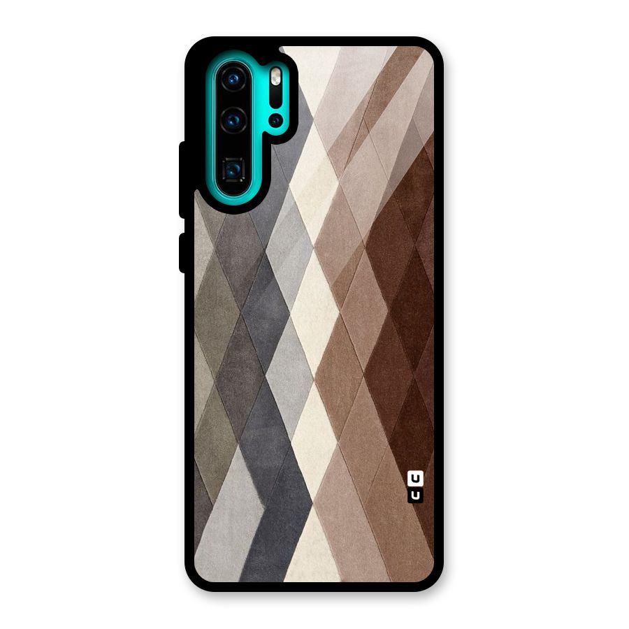 Beautiful Shades Of Diamonds Glass Back Case for Huawei P30 Pro