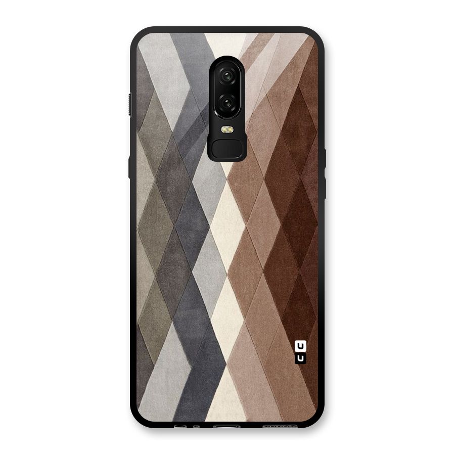 Beautiful Shades Of Diamonds Glass Back Case for OnePlus 6
