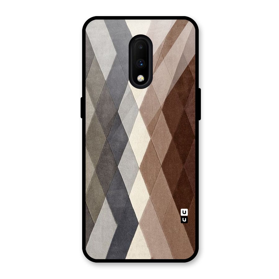 Beautiful Shades Of Diamonds Glass Back Case for OnePlus 7