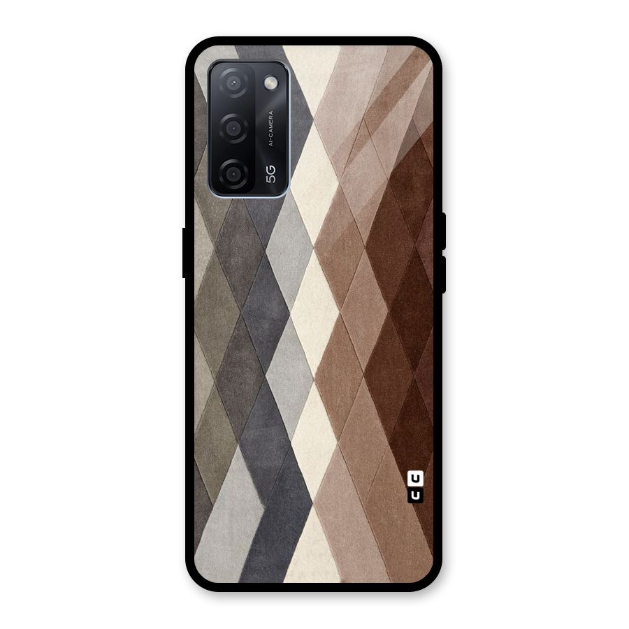 Beautiful Shades Of Diamonds Glass Back Case for Oppo A53s 5G