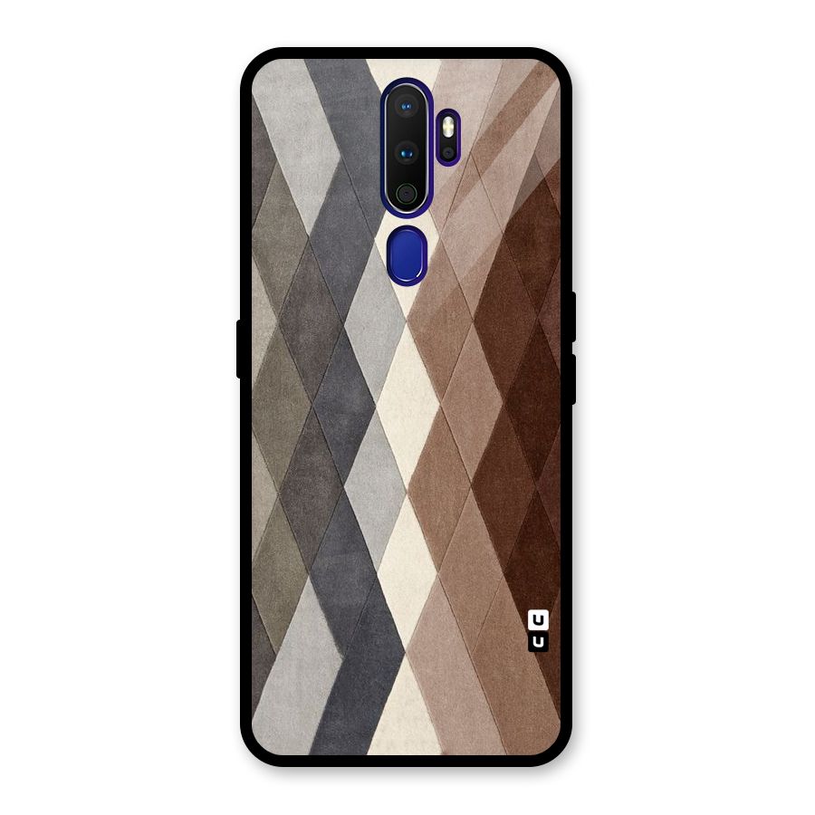Beautiful Shades Of Diamonds Glass Back Case for Oppo A9 (2020)
