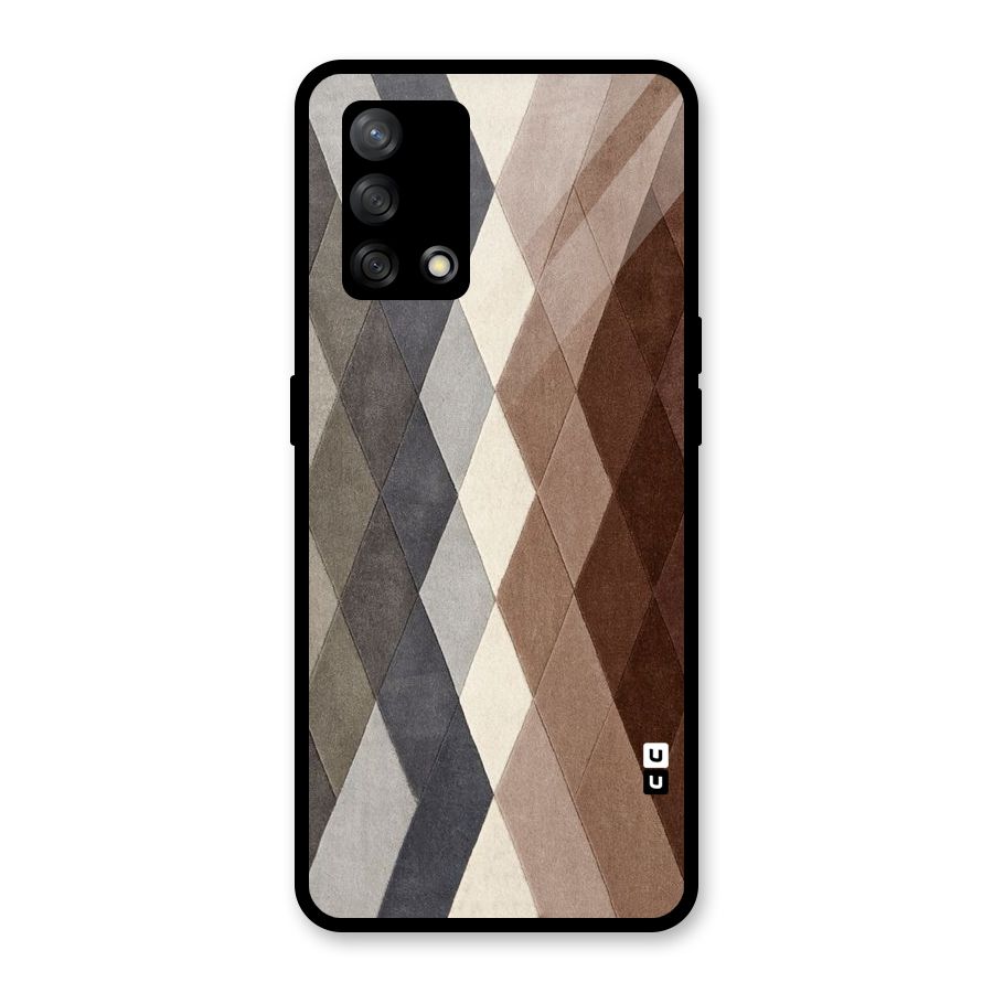 Beautiful Shades Of Diamonds Glass Back Case for Oppo F19