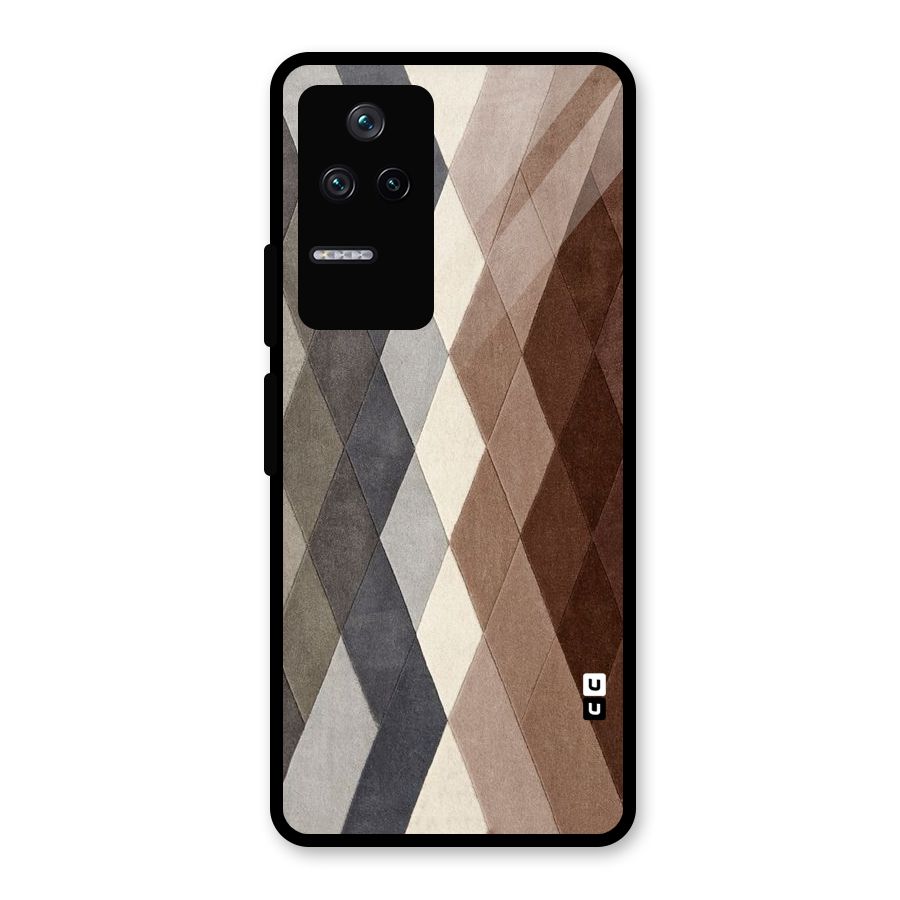 Beautiful Shades Of Diamonds Glass Back Case for Poco F4 5G