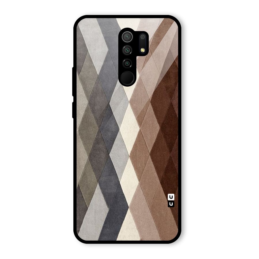 Beautiful Shades Of Diamonds Glass Back Case for Poco M2