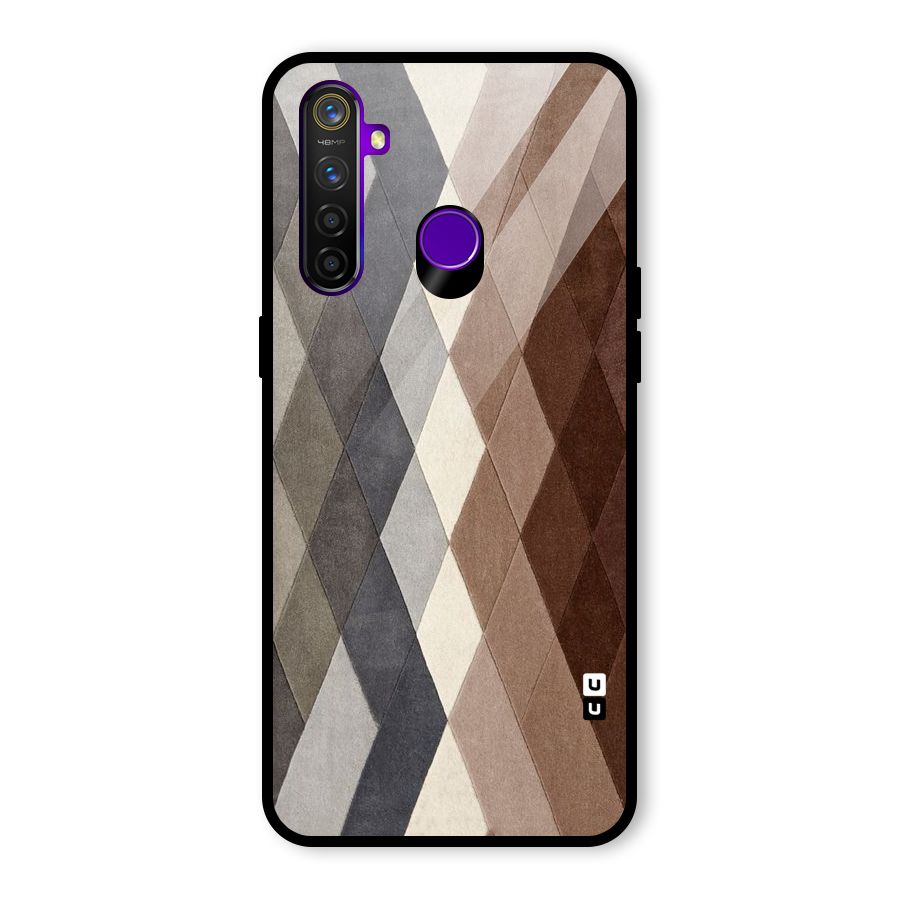 Beautiful Shades Of Diamonds Glass Back Case for Realme 5 Pro