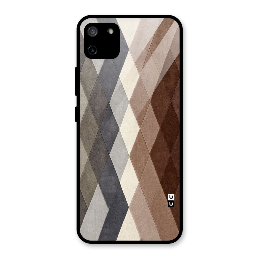 Beautiful Shades Of Diamonds Glass Back Case for Realme C11