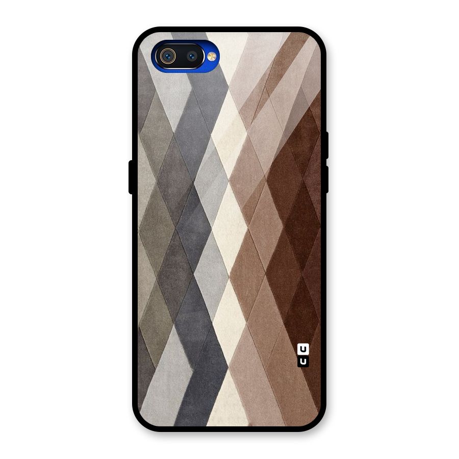 Beautiful Shades Of Diamonds Glass Back Case for Realme C2