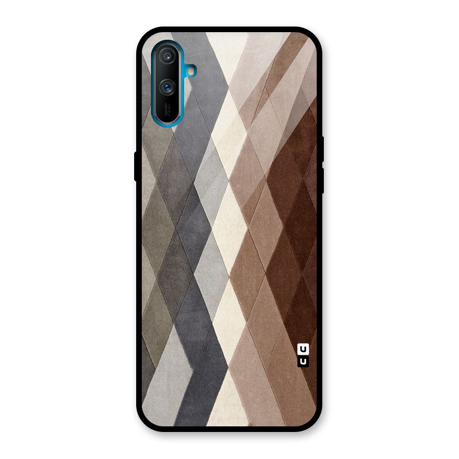 Beautiful Shades Of Diamonds Glass Back Case for Realme C3
