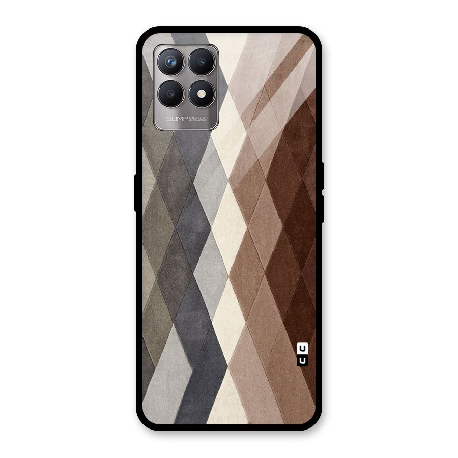 Beautiful Shades Of Diamonds Glass Back Case for Realme Narzo 50