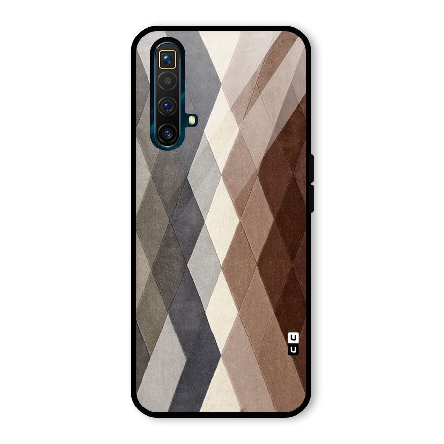 Beautiful Shades Of Diamonds Glass Back Case for Realme X3