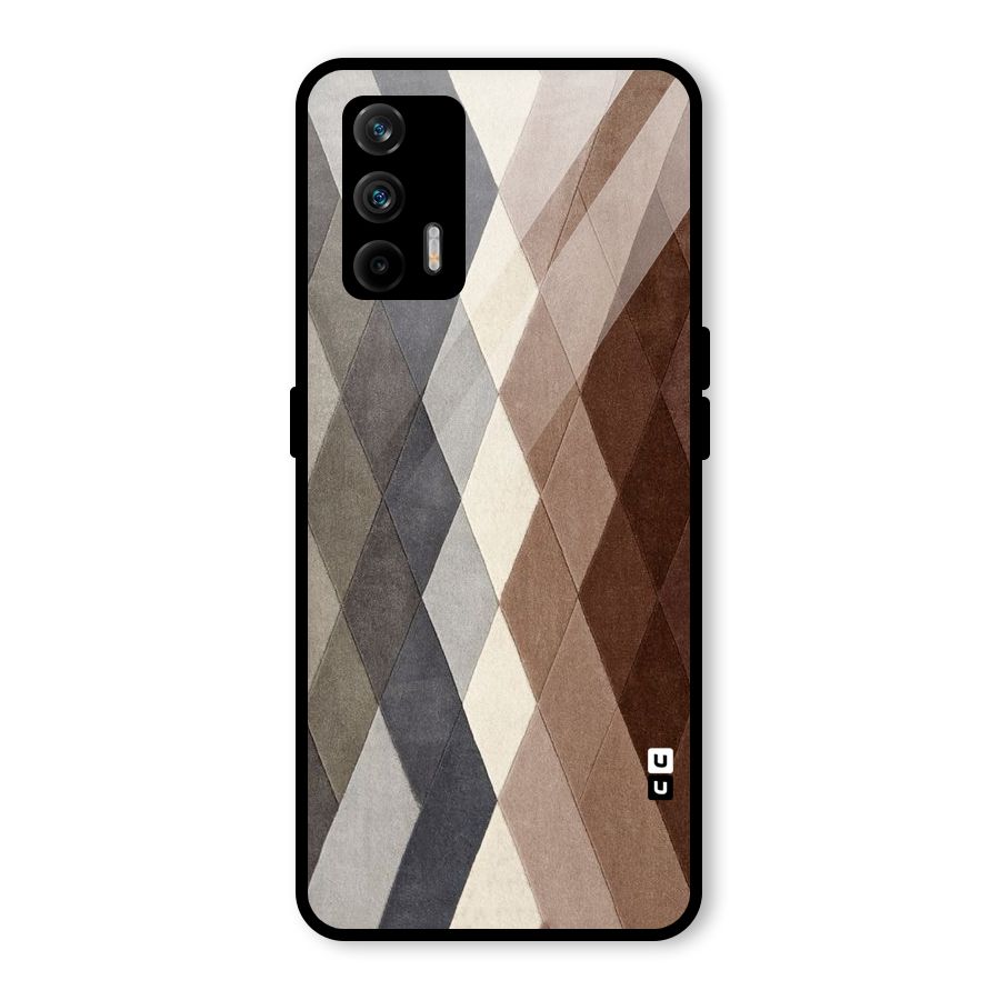 Beautiful Shades Of Diamonds Glass Back Case for Realme X7 Max