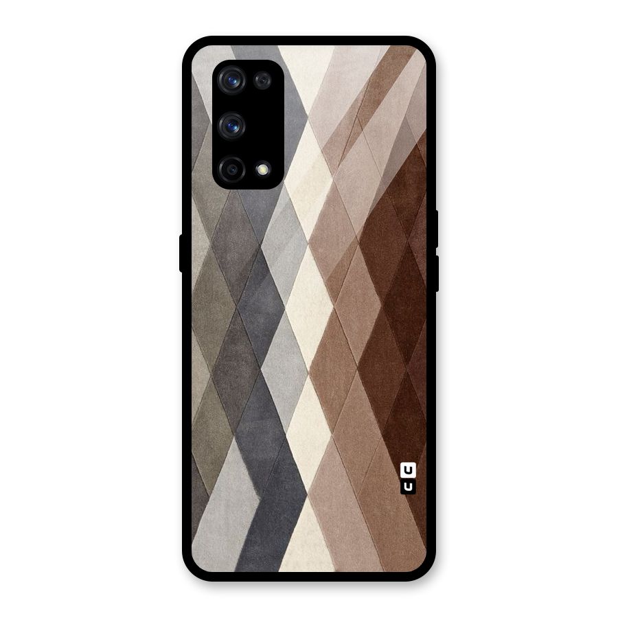 Beautiful Shades Of Diamonds Glass Back Case for Realme X7 Pro