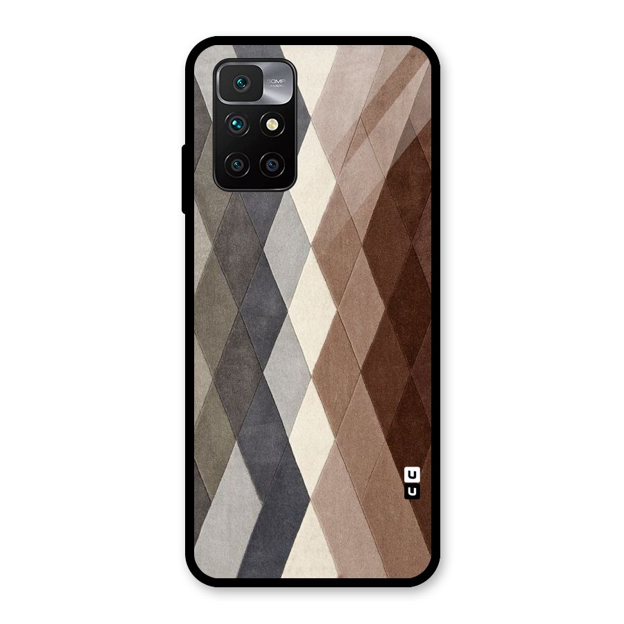 Beautiful Shades Of Diamonds Glass Back Case for Redmi 10 Prime