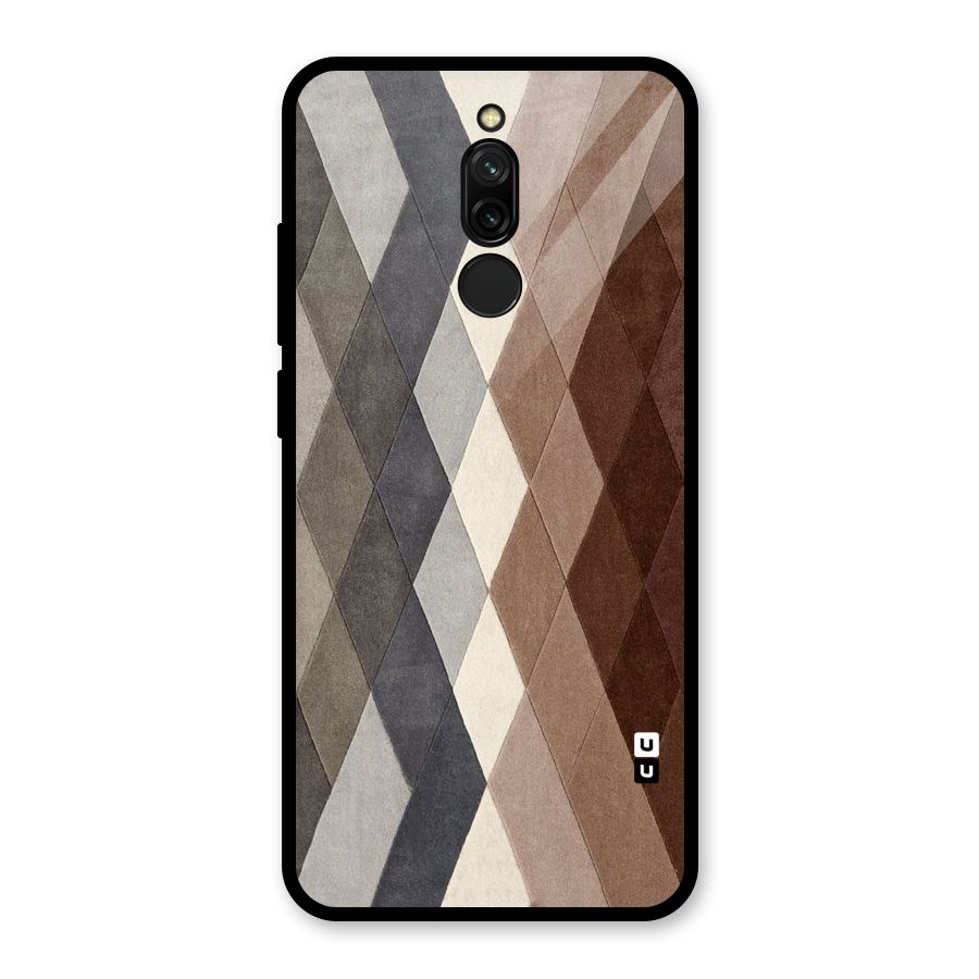 Beautiful Shades Of Diamonds Glass Back Case for Redmi 8
