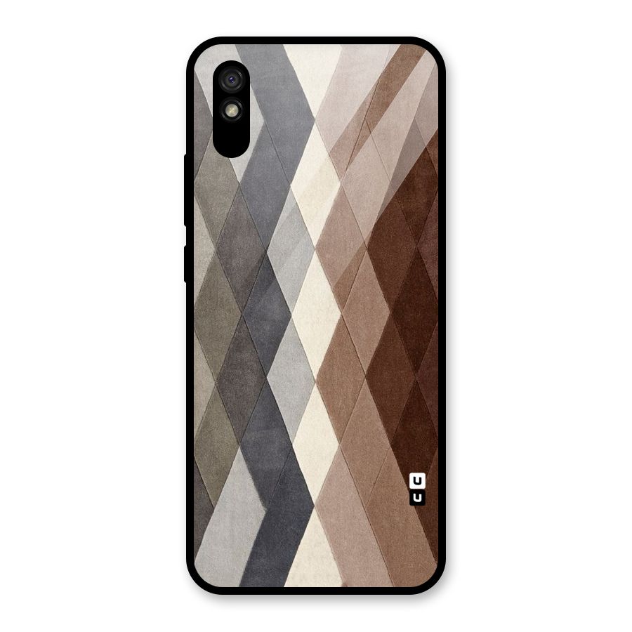 Beautiful Shades Of Diamonds Glass Back Case for Redmi 9A