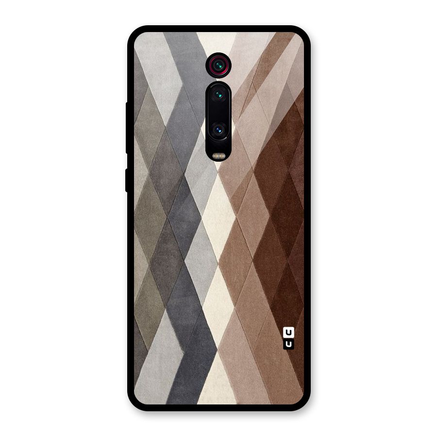 Beautiful Shades Of Diamonds Glass Back Case for Redmi K20