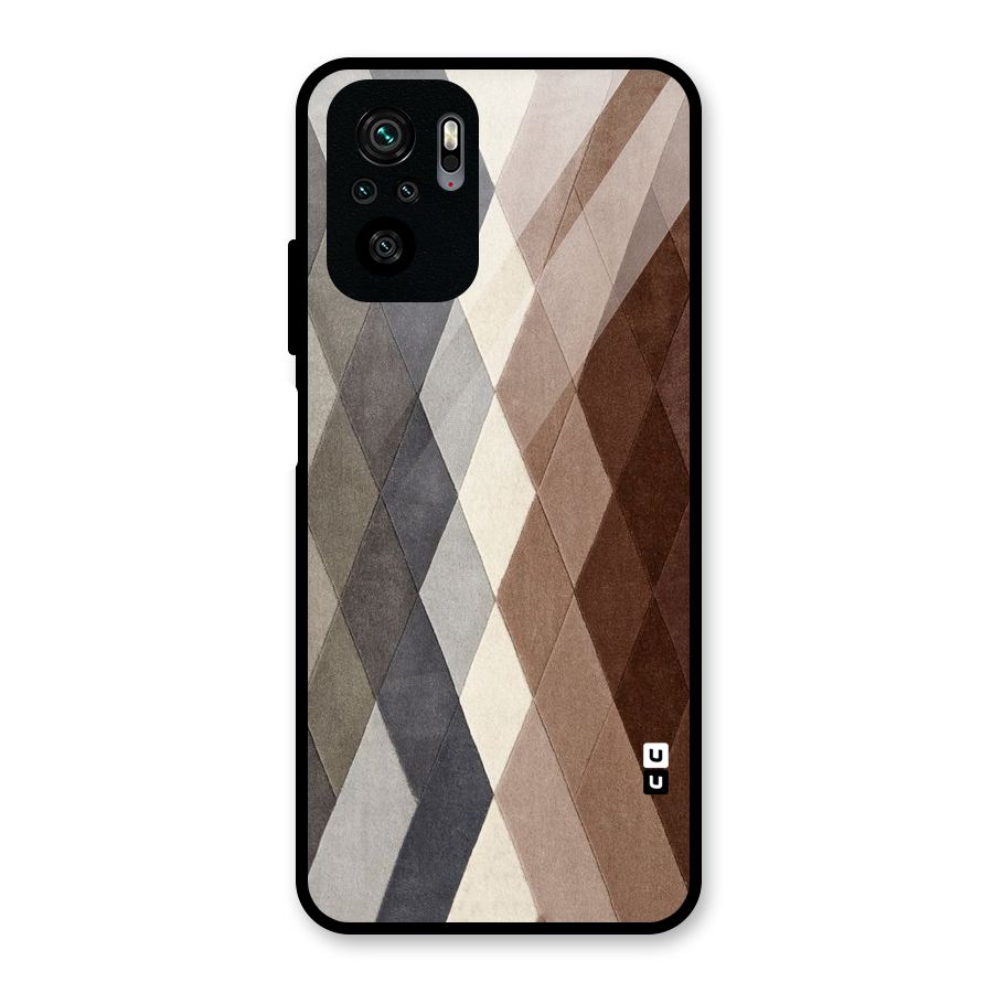 Beautiful Shades Of Diamonds Glass Back Case for Redmi Note 10S