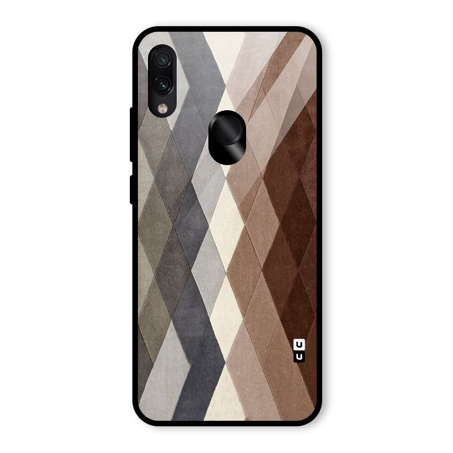 Beautiful Shades Of Diamonds Glass Back Case for Redmi Note 7S