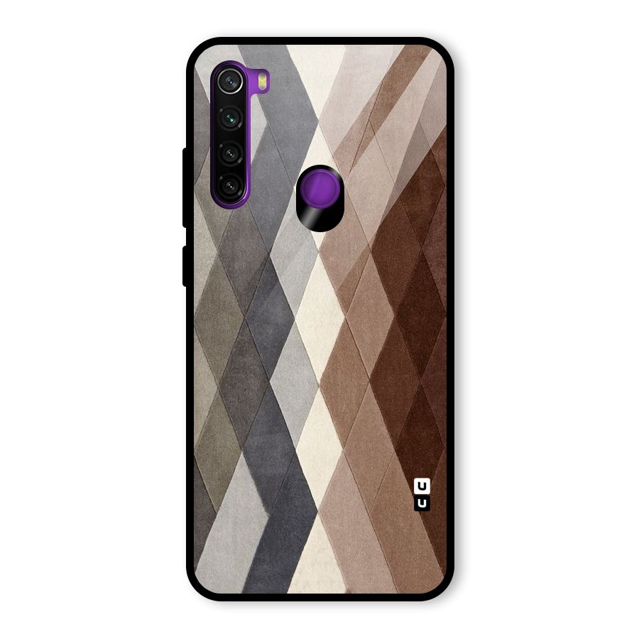 Beautiful Shades Of Diamonds Glass Back Case for Redmi Note 8