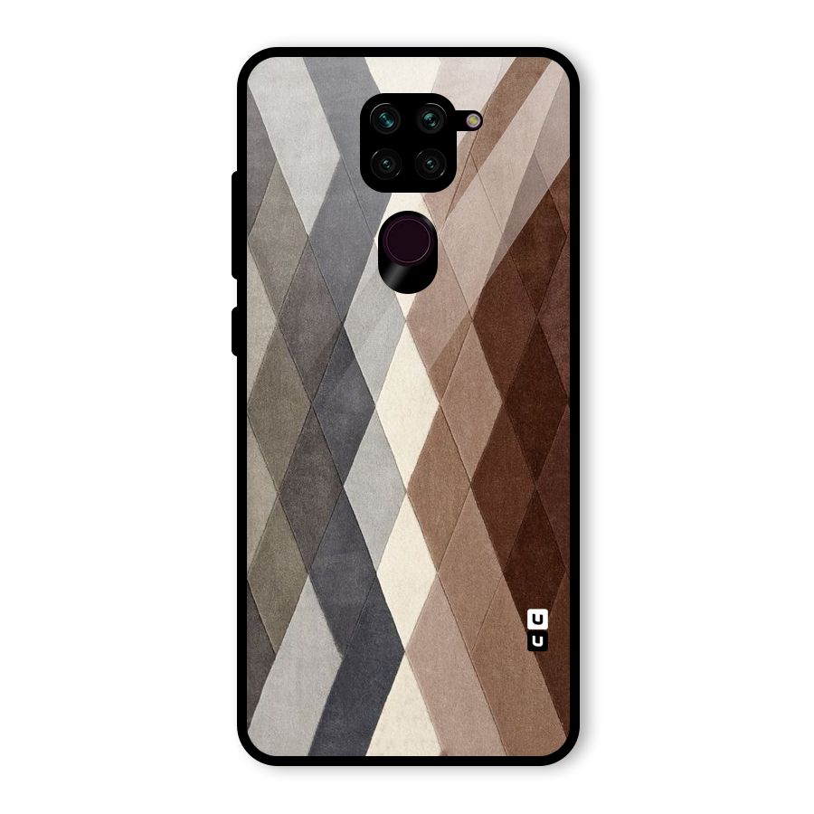 Beautiful Shades Of Diamonds Glass Back Case for Redmi Note 9