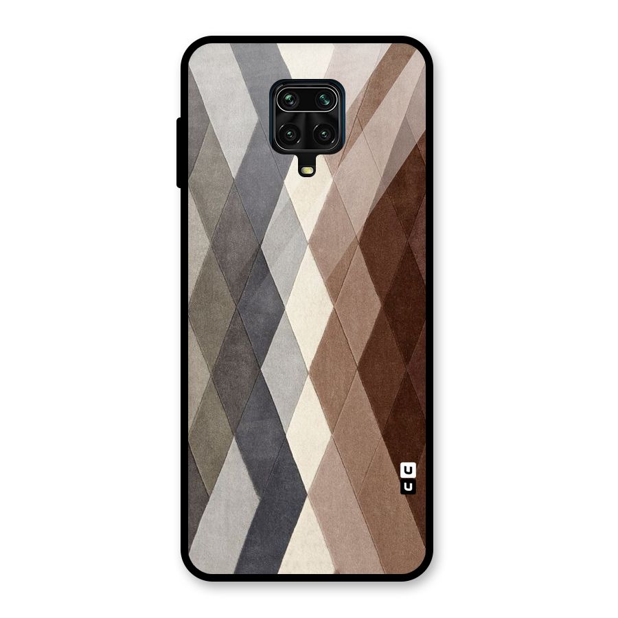 Beautiful Shades Of Diamonds Glass Back Case for Redmi Note 9 Pro Max