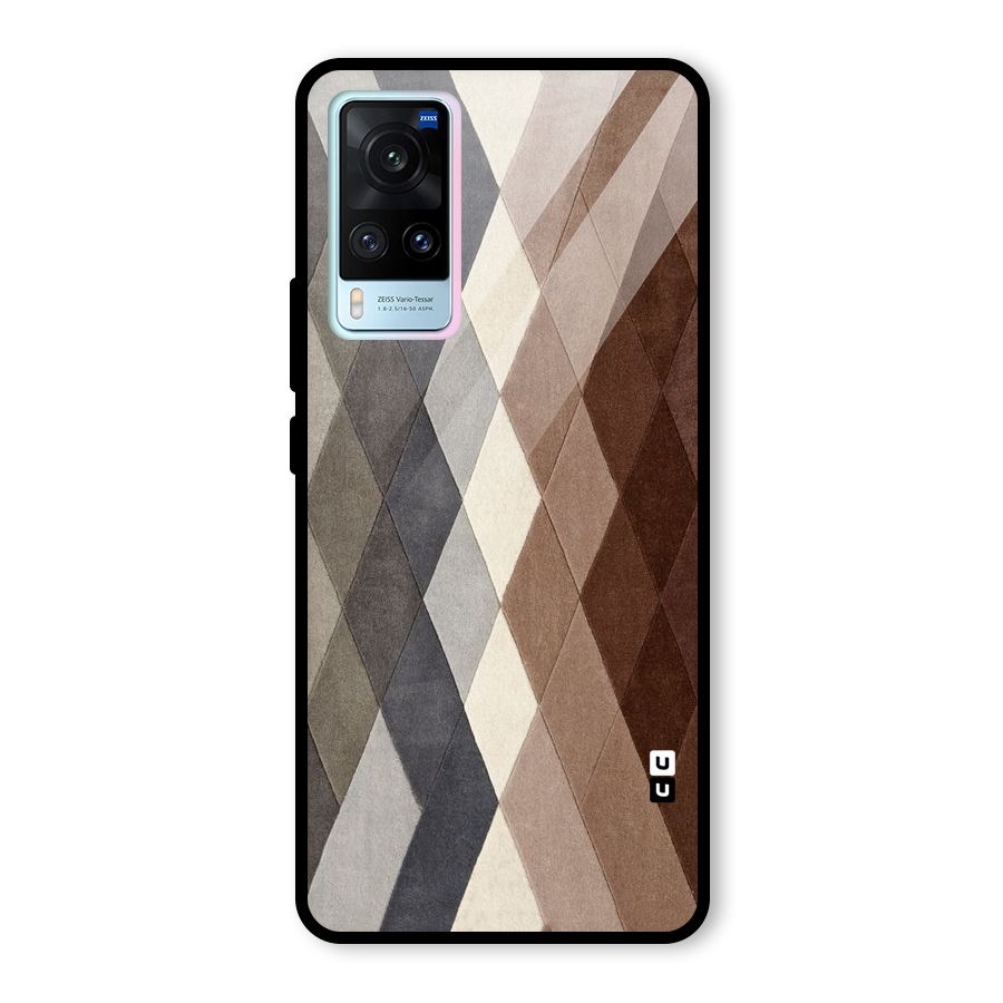 Beautiful Shades Of Diamonds Glass Back Case for Vivo X60
