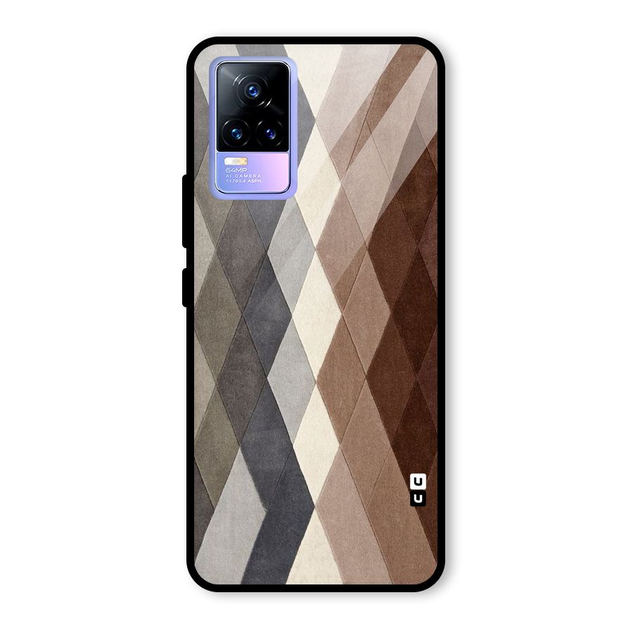 Beautiful Shades Of Diamonds Glass Back Case for Vivo Y73