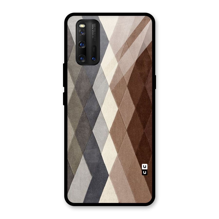 Beautiful Shades Of Diamonds Glass Back Case for Vivo iQOO 3