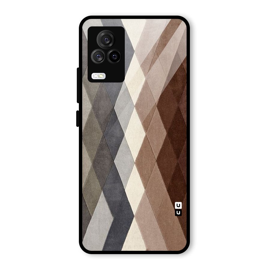 Beautiful Shades Of Diamonds Glass Back Case for Vivo iQOO 7 Legend 5G