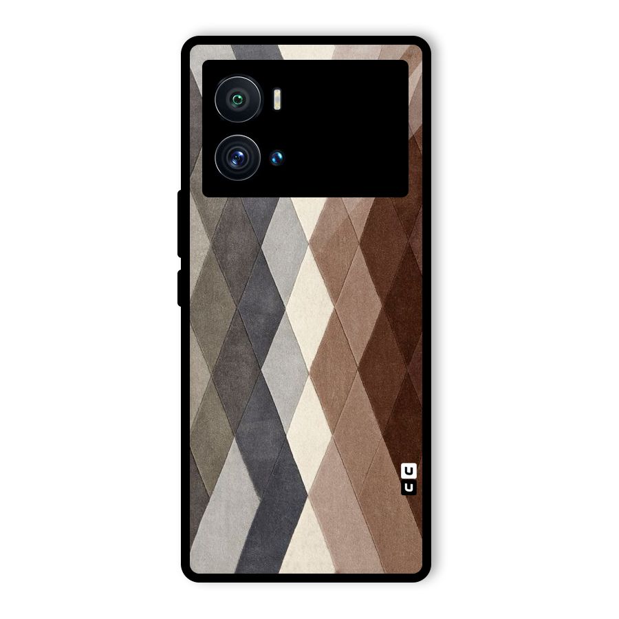Beautiful Shades Of Diamonds Glass Back Case for Vivo iQOO 9 Pro
