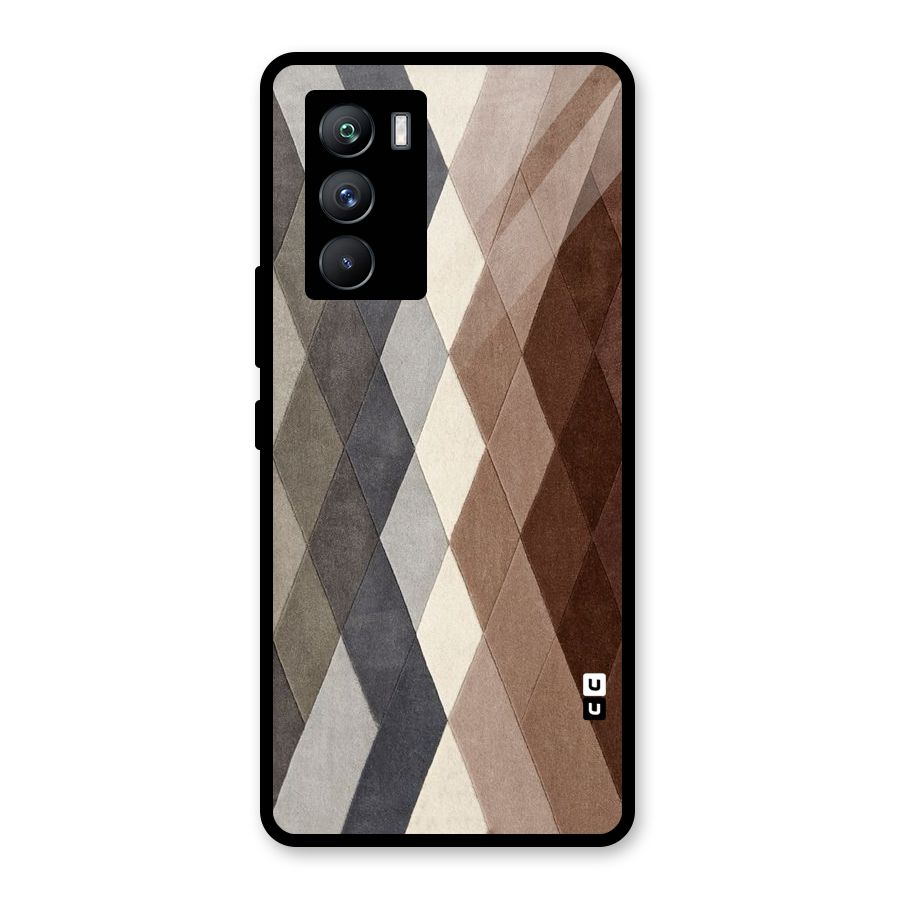 Beautiful Shades Of Diamonds Glass Back Case for Vivo iQOO 9 SE