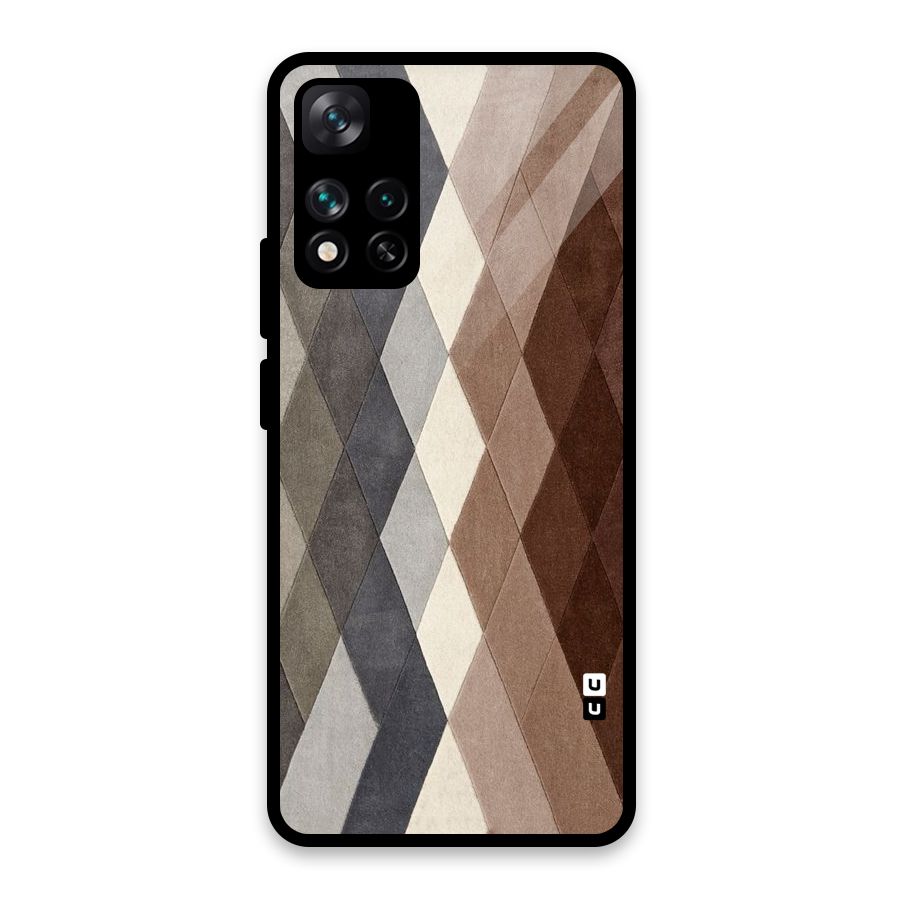 Beautiful Shades Of Diamonds Glass Back Case for Xiaomi 11i 5G