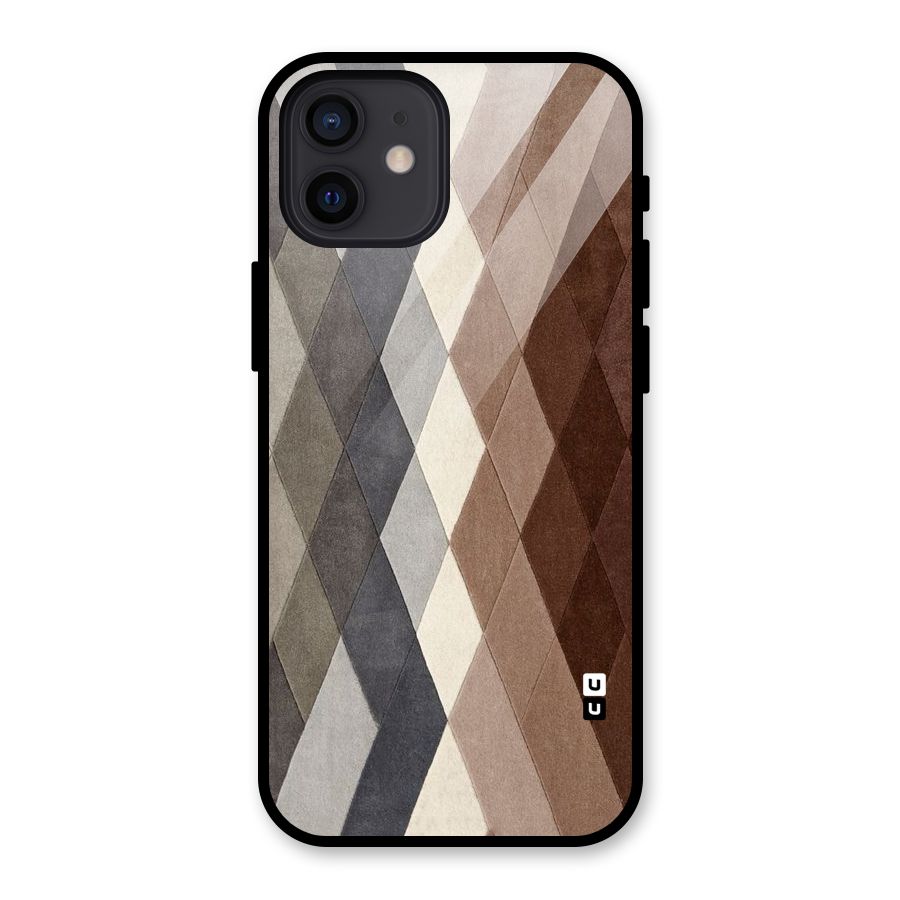 Beautiful Shades Of Diamonds Glass Back Case for iPhone 12