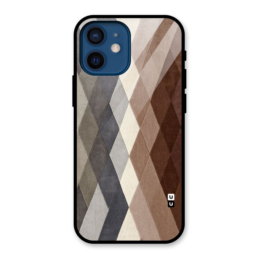 Beautiful Shades Of Diamonds Glass Back Case for iPhone 12 Mini